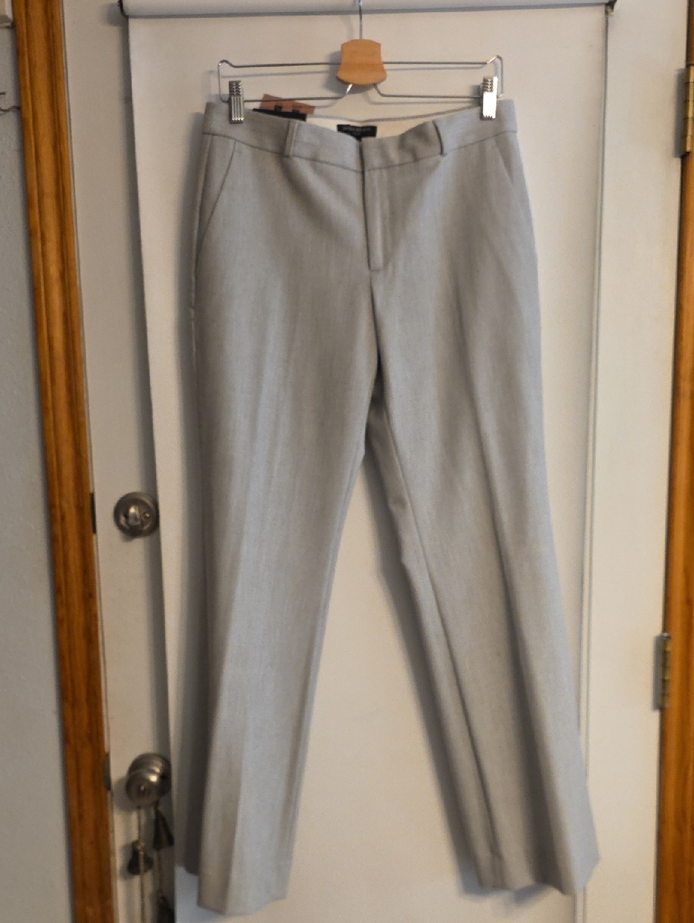 Banana Republic Light Gray Logan Tailored Dress Pants